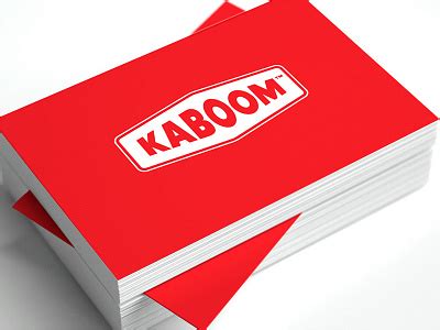 Kaboom - Logo & business card design by Rens Dekker on Dribbble