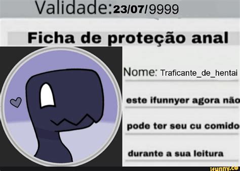 Validade Ficha De Prote O Anal Nome Traficante De Hentai Este