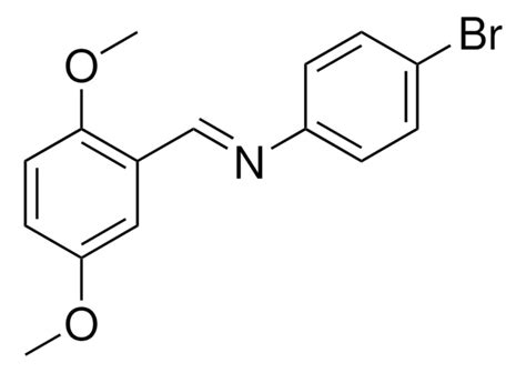 4 BROMO PHENYL 2 5 DIMETHOXY BENZYLIDENE AMINE AldrichCPR Sigma