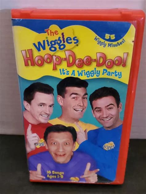 THE WIGGLES &HOOP-DEE-DOO! It's A Wiggly Party" VHS Video Tape Kids VCR ...