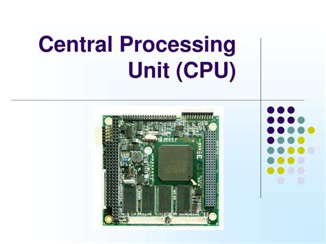 Ppt Central Processing Unit Cpu Powerpoint Presentation Free