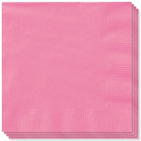 Hot Pink 2 Ply Napkins 13 Inches 33cm Pack Of 20 Partyrama