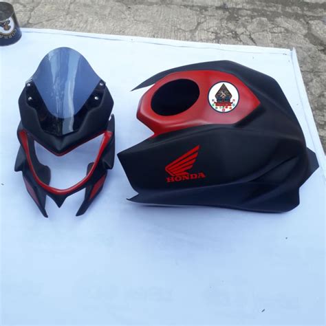 Jual Topeng Cover Headlamp Dan Sayap Half Fairing New CB150R CB150R LED