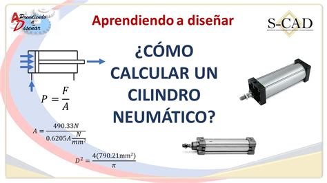 CÓMO CALCULAR UN CILINDRO NEUMÁTICO YouTube