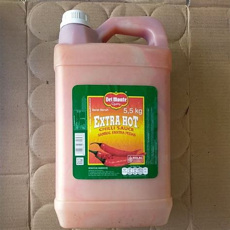 Jual Del Monte Sambal Extra Hot Kg Saos Cabe Pedas Shopee Indonesia