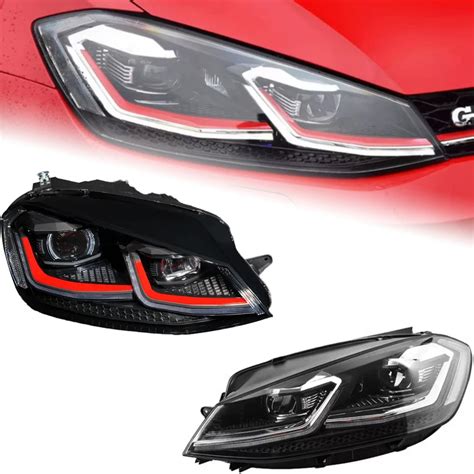 AKD Car Styling For VW Golf 7 MK7 2013 2017 LED Headlight Golf7 5 R