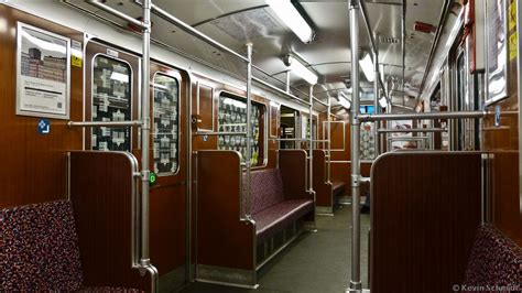 Fahrgastraum Einer Berliner U Bahn Der Kleinprofil Baureihe A3 Auf Der