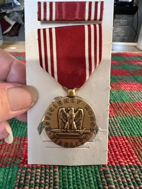 Wwii 1940s Army Good Conduct Medal Vintage Redwhite United States Of