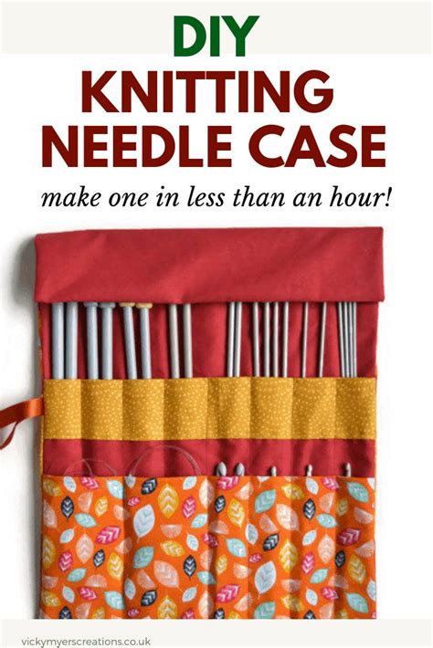 Knitting Needle Case Tutorial Vickymyerscreations