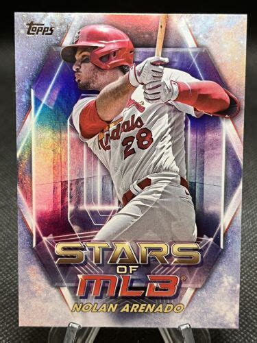 2023 Topps Series 1 Nolan Arenado Stars Of MLB SMLB 1 St Louis