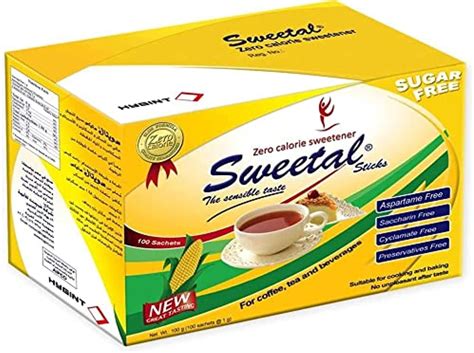 Sweetal Diet Sugar 100 Stick Buy Online At Best Price In Egypt Souq