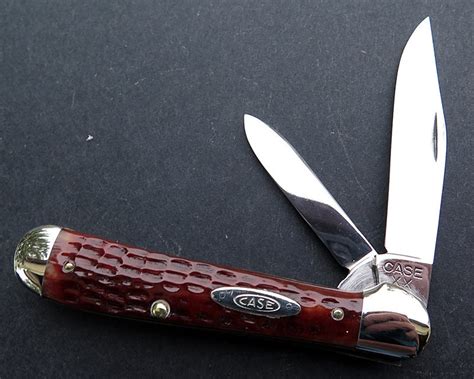 Vintage 1940's Case XX Red bone Copperhead Knife 6249 Mint