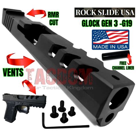 Ninex19 Glock 19 23 Enhanced Black Magwell Fits Compact Gen 3 Oem