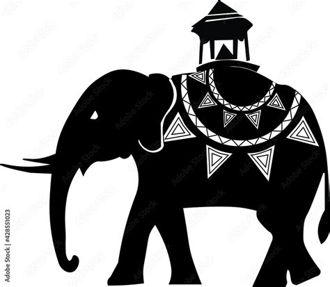 Tusker Elephant Carrying The Sacred Casket At The Sri Lankan