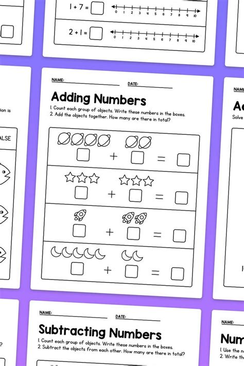 Addition And Subtraction Within 10 Worksheets Printable Pdf