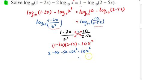 Solve Log Differential Equation