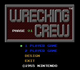 Screenshot Of Wrecking Crew Snes Mobygames