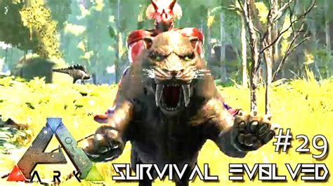 ARK Survival Evolved PERFECT 150 SABERTOOTH TAME SEASON 4 S4