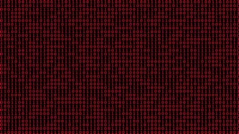 Red binary code digital background 2018371 Stock Video at Vecteezy