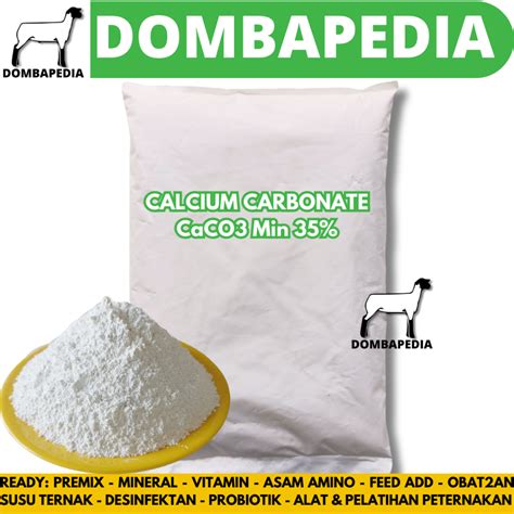 Jual Calcium Carbonate 1kg Kalsium Caco3 Feed Grade Kalsium Ayam