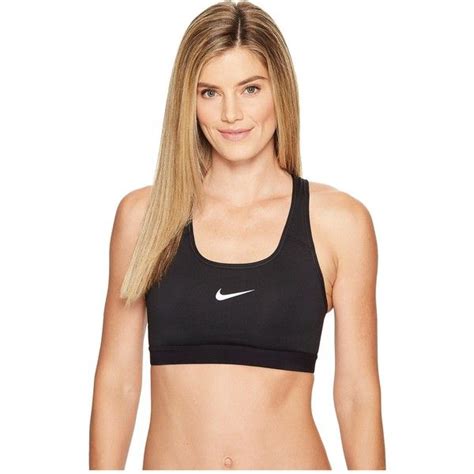 Nike Pro Classic Padded Medium Support Sports Bra Blackblackwhite 29 Liked On Polyvore