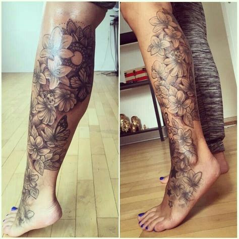 Pin By Khyla On Tattoos And Ideas Leg Tattoos Women Girl Leg Tattoos Leg Sleeve Tattoo