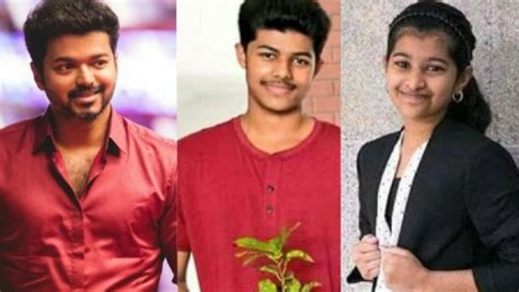 Thalapathy Vijays Son Jason Sanjay Daughter Divya Sasha Are Not On