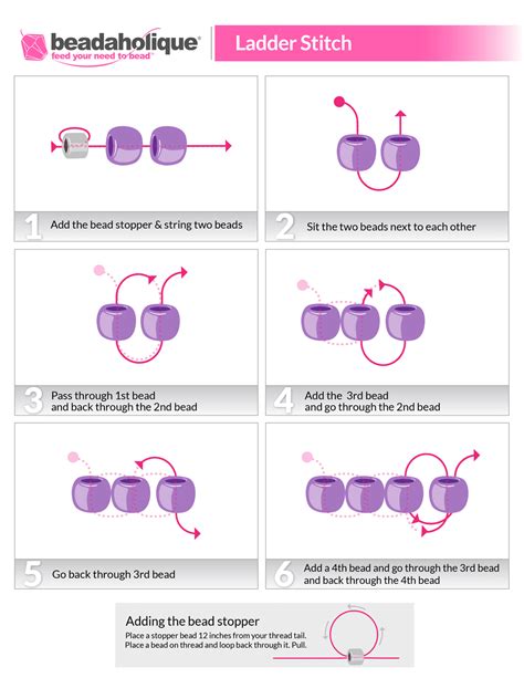 Ladder Stitch Bead Weaving Patterns — Beadaholique