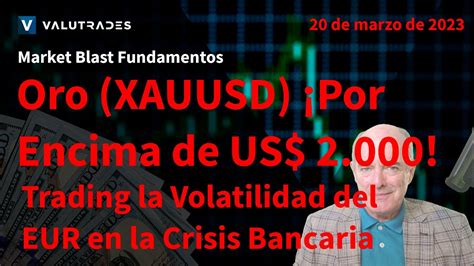 Trading La Volatilidad Del Eur En La Crisis Bancaria Oro Xauusd Por