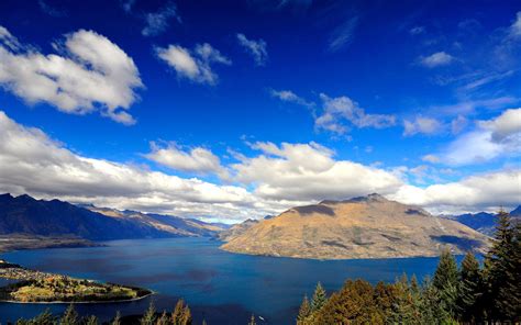 Wallpaper Landscape Mountains Sea Lake Nature Reflection Sky