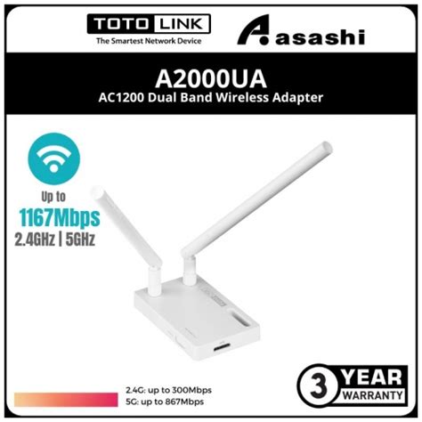 Totolink A Ua Ac Dual Band Wireless Adapter A Ua Asashi