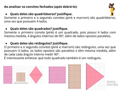 Identificando Ret Ngulos Losangos E Quadrados Paralelismo De Lados