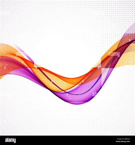 Abstract Curved Lines Background Template Brochure Design Stock Vector