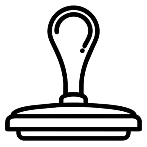 Premium Vector Stamp Icon Outline