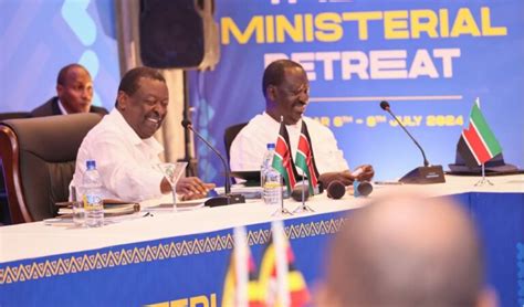 Mudavadi Drums Up Support For Railas Auc Candidacy At The Eac Retreat