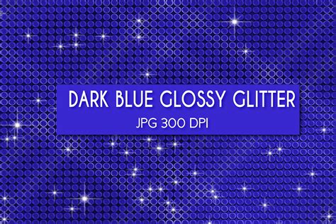 Dark Blue Glossy Glitter Digital Paper Graphic By Rizu Designs