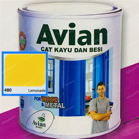 Jual Avian Kuning 480 1kg Cat Besi Dan Kayu Mengkilat Kota Tangerang