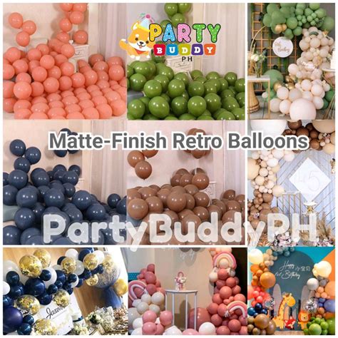 Inch Inch Pcs Retro Balloons Autumn Vintage Dusty Pink Olive Green Nude Skintone Khaki