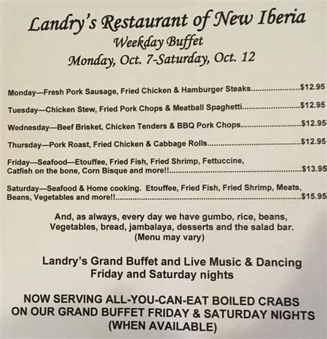 Landry's Cajun Seafood & Steakhouse Restaurant - New Iberia, Louisianna