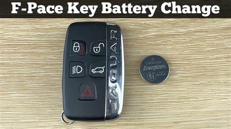 2017 2019 JAGUAR F PACE Key Fob Battery Replacement How To Replace