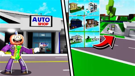 New Auto Shop Rp Sets And Two New Houses In Roblox Brookhaven Rp