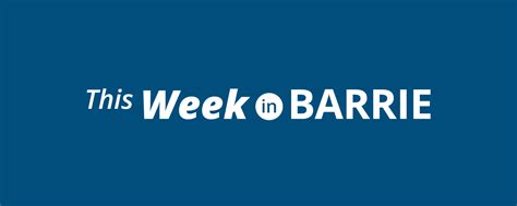 The City of Barrie: Listings - Barrie News
