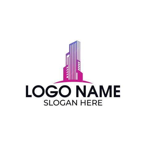 Premium Vector Skyline Building Logo Design Vector