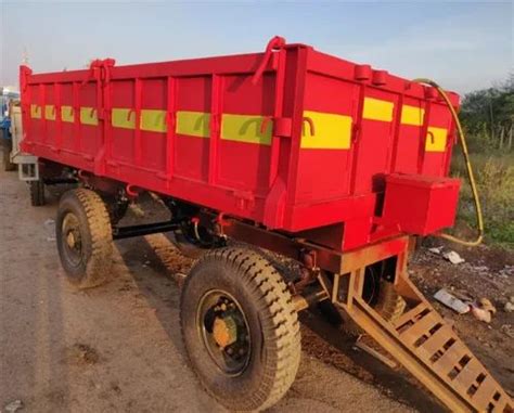 Mild Steel Hydraulic Tractor Trolley For Agriculture At Rs In