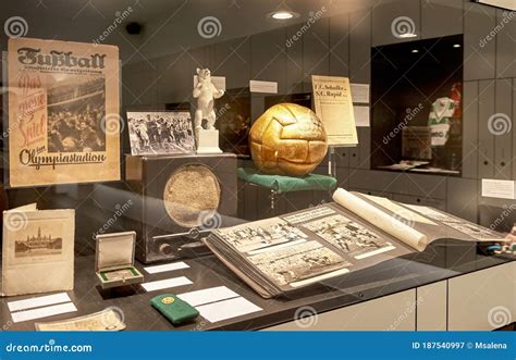 Fc Rapid Museum At Alianz Arena In Vienna Editorial Photo