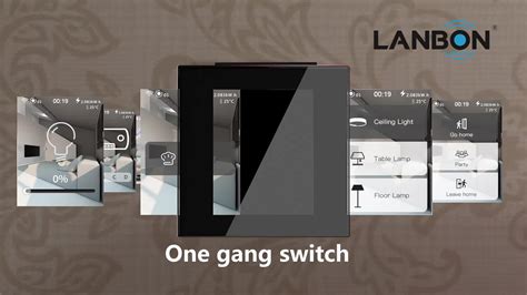 Lanbon Latest Model In One Lcd Wifi Smart Switch Lanbon Color