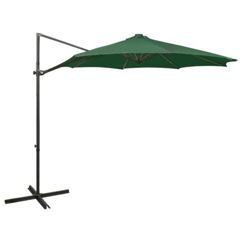 Parasol D Port En Aluminium De Couleur Vert Jardinao