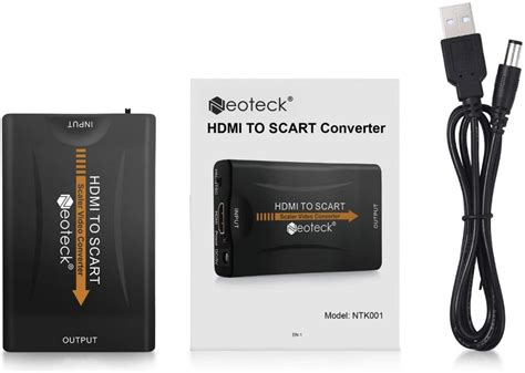 Neoteck Hdmi To Scart Converter Computers Tech Parts Accessories