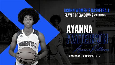 Uconn Women S Basketball Player Breakdowns Ayanna Patterson Youtube