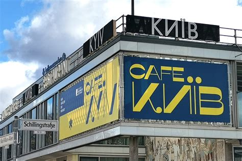 Das Café Moskau wurde temporär zum Café Kyiv mitte online de